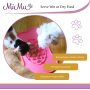 Interactive Ridge Dog Bowl Feeder Mat Prevents Choking and Relieves Boredom