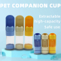 Dog Water Bottle Leak Proof Portable Puppy Water Dispenser with Drinking Feeder for Pets Outdoor with Food Container for Walking