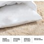 Self Warming Cat Dog Cushion Bed Pad Sack With Pillow Calming Cave Sleeping Bag Nest Hooded Pet Bed Burrow Hut Pet Bed Mat