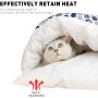 Self Warming Cat Dog Cushion Bed Pad Sack With Pillow Calming Cave Sleeping Bag Nest Hooded Pet Bed Burrow Hut Pet Bed Mat