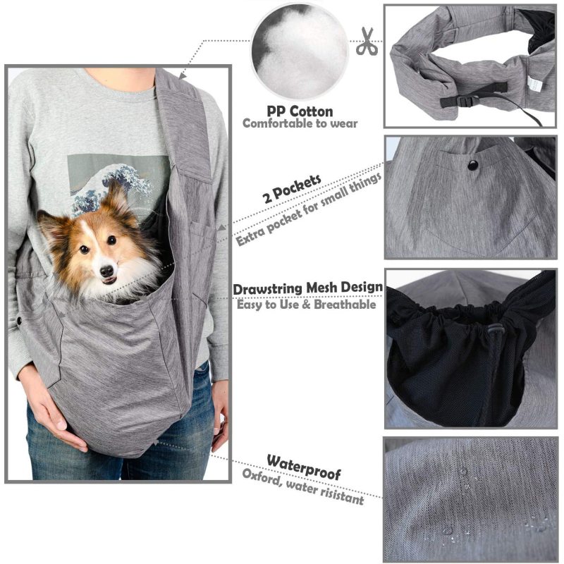 Breathable Mesh Padded Sling Carrier Comfortable Daily Walk