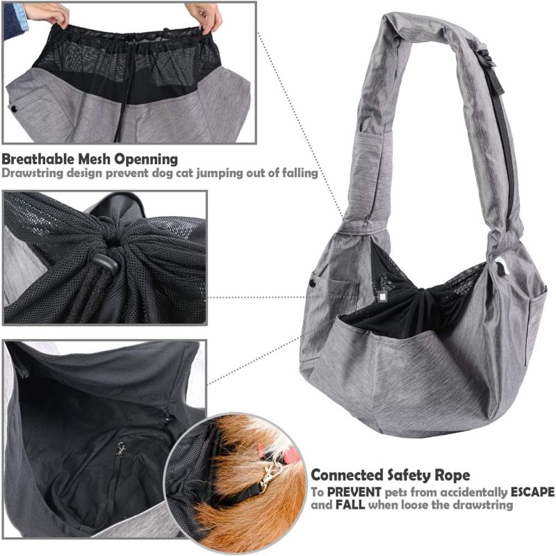 Breathable Mesh Padded Sling Carrier Comfortable Daily Walk