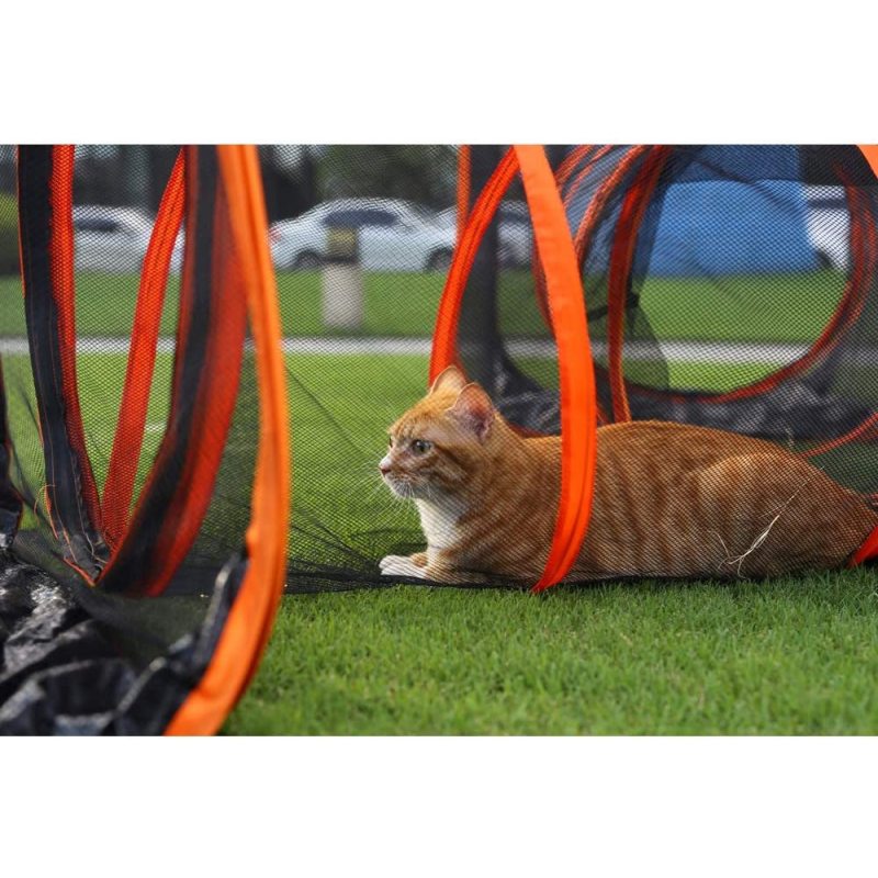 Portable Pop Up Folding Cat Tent And Tunnel Compound Pet Playpens