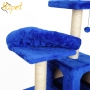 Wholesale Large Custom Luxury Cat Climbing Tree House Wood Floor To Ceiling Cat Tree House