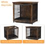 Pet End Side Table Indoor Kennel Wooden Dog Crate with Removable Tray for Small Medium