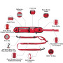Reflective Stitches Adjustable Waist Belt Hands Free Leash for Running Walking Jogging