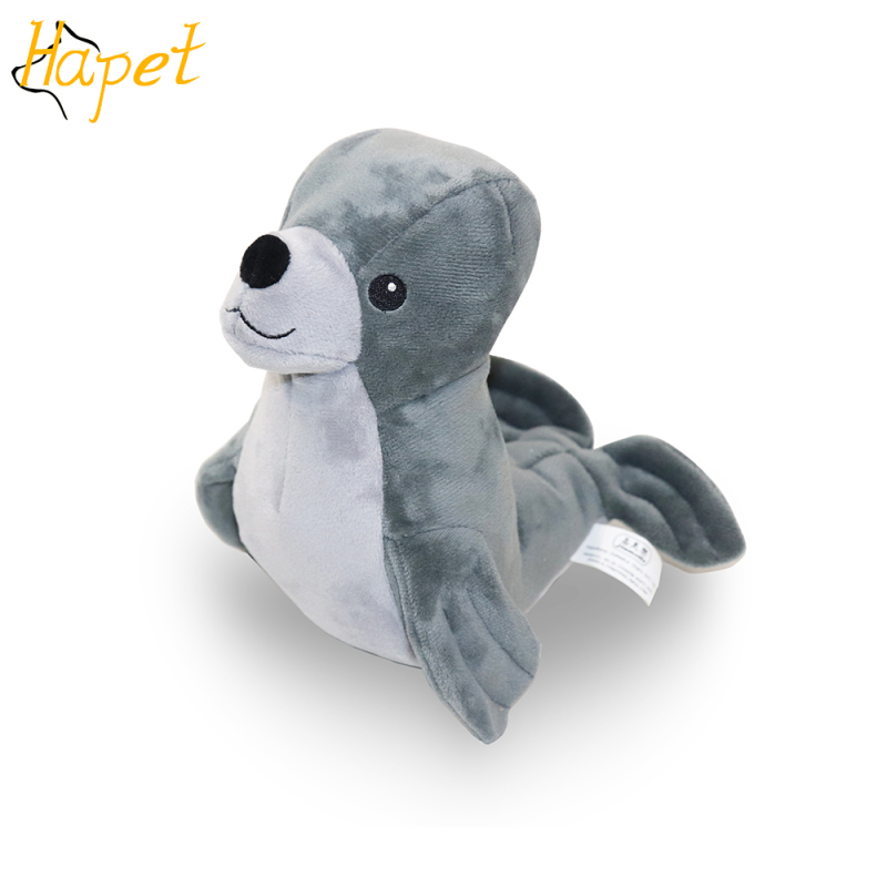 Hot Selling Durable 3 Pack Dog Plush Toys White Bear Squeaky Dog Chew Toys For Puppy