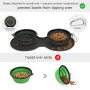Portable Travel Collapsible Dog Bowls Pet Food Feeding Cat Fold able Expandable Cup for Traveling