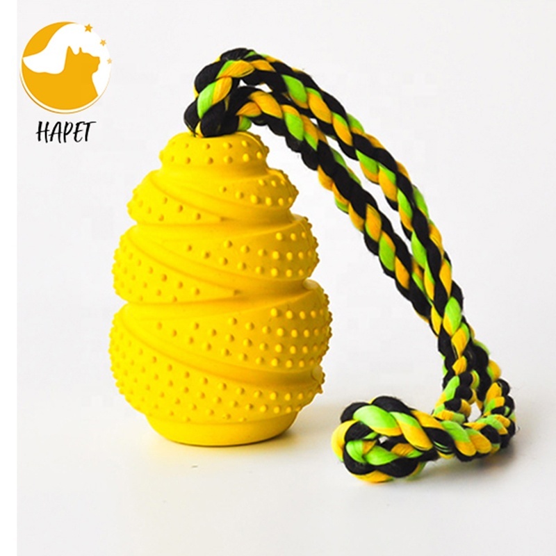 Amazon best seller Rubber teeth cleaning toy dog interactive toy dog chew toy