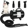 Dog Hair Dryer Dog Blower Grooming Dryer Adjustable Temperature Pet Dryer