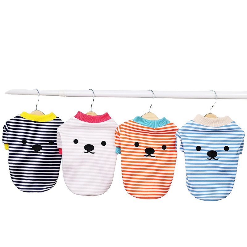 Pet Breathable Shirts Printed Puppy Shirts Puppy Dog Clothe Cute Dog Apparel