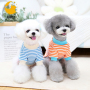 Pet Breathable Shirts Printed Puppy Shirts Puppy Dog Clothe Cute Dog Apparel