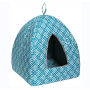 Triangle Cat Bed Tent Fold able Comfortable Bed Tent House Diamond