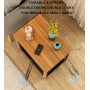 Dog Crate Furniture End Table with Slide Tray Kennel Indoor for Small Dogs