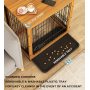 Dog Crate Furniture End Table with Slide Tray Kennel Indoor for Small Dogs