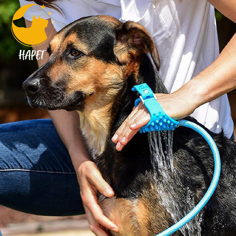 Dog bath pet shower head shower pet bath brush cat and dog supplies silicone massager
