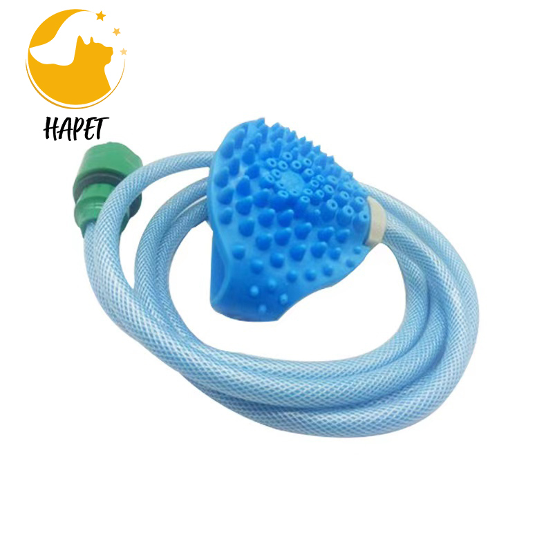 Dog bath pet shower head shower pet bath brush cat and dog supplies silicone massager