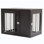 Large Dog House Furniture Wire Pet Cage End Table with Double Doors