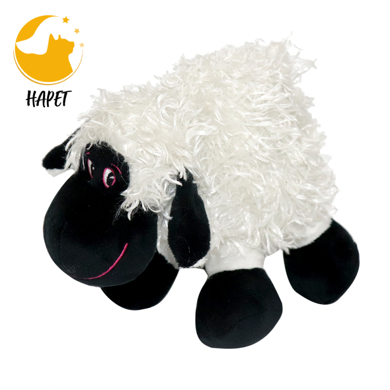 Black Sheep Plush Toy Suitable for Small to Medium Sized Dogs Polyester Pet Toys