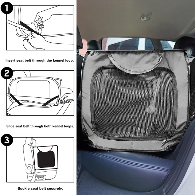 Portable Large Dog Bed Pop Up Dog Kennel Indoor Outdoor Crate Cabin For Pets Portable Car Seat Kennel Cat Bed Sleeping Tent