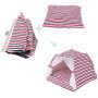 Houses Nest Summer Outdoor Portable Cat Tent with Removable Cushion Pad for Cat