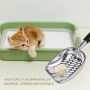 Aluminum Alloy Pet Cat Litter Scoop Sifter Shovel Hollow Dog Puppy Waste Holder