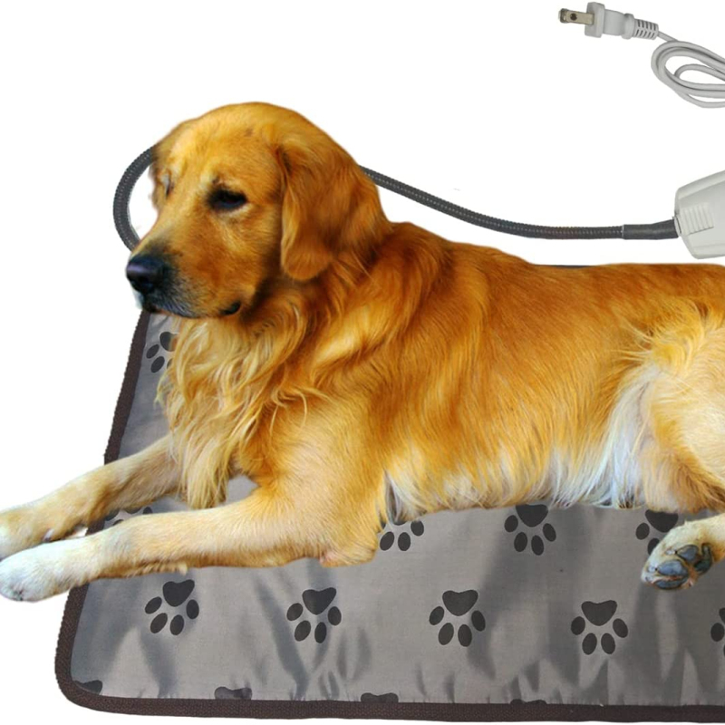 Dog Heating Pad for Large Bed Indoor,Waterproof Heated  Mat,Pet Cat Puppy Heating