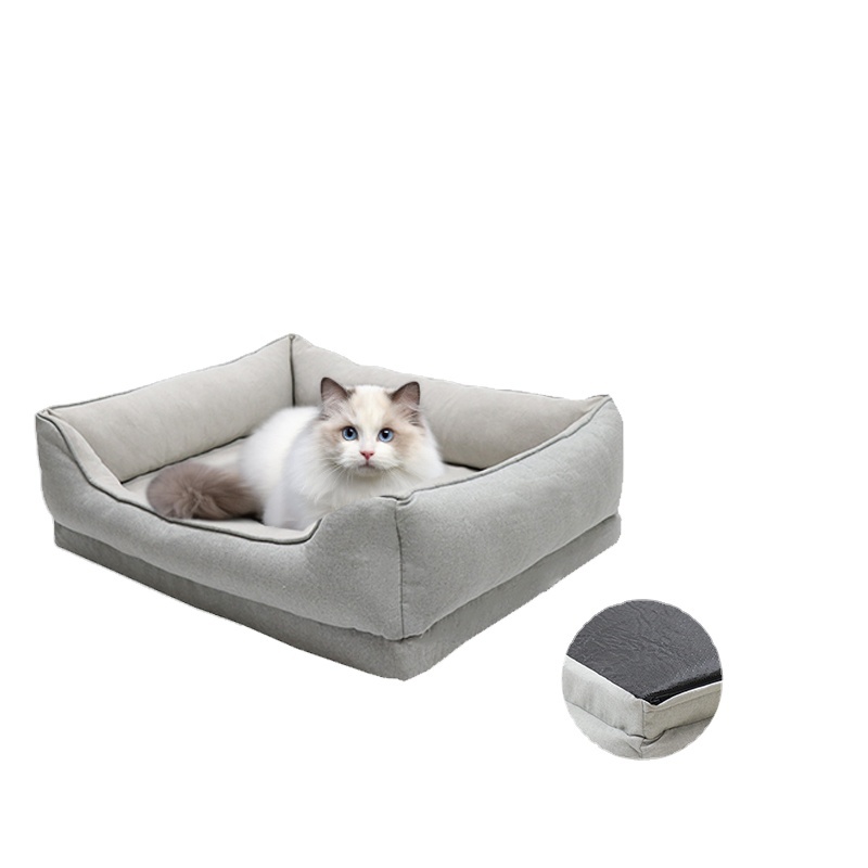 Comfy Calming Pet Beds Dog Beds for Large Medium Small Pet Sofa Dog Bed with Anti Slip Bottom