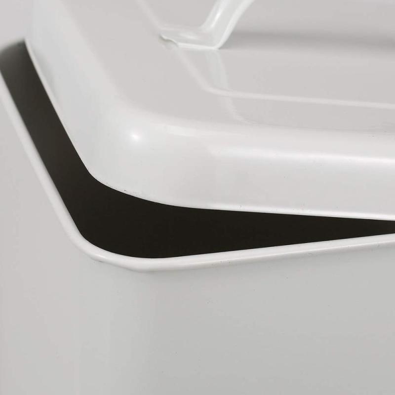 Pet Food and Treats Containers Set with Scoop for Cats or Dogs  Beige Powder Coated Carbon Steel Storage Canister Tins
