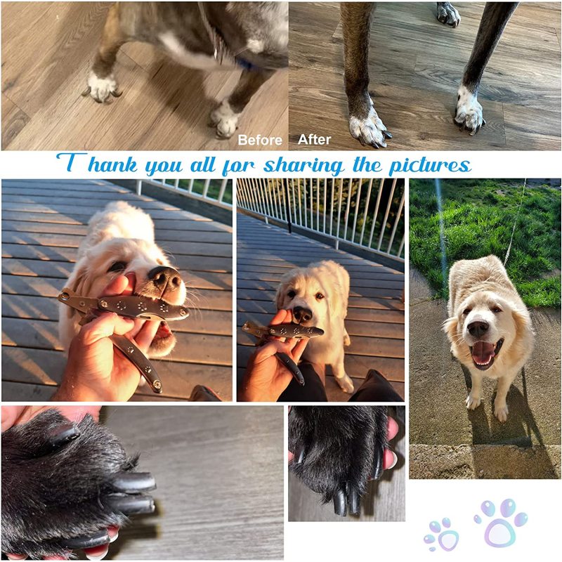 Dog Nail Trimmer for Anxiety Sensitive Dog, Quiet Sharpest Smoothest Nail Clippers for X Large Medium Small Size Breed, Heavy