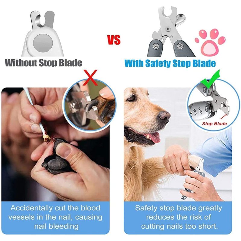 Dog Nail Trimmer for Anxiety Sensitive Dog, Quiet Sharpest Smoothest Nail Clippers for X Large Medium Small Size Breed, Heavy