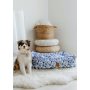 Luxury Floral Dog Bed Polyester Cotton Pet Products