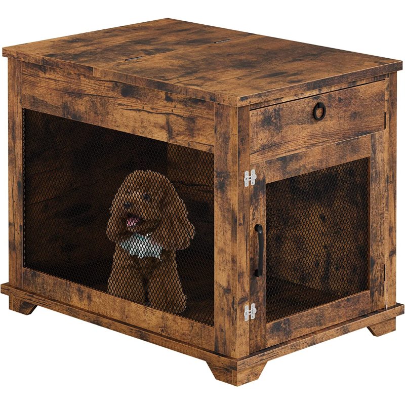Haustierkiste Indoor Tier Versteckte Tür Hundekiste Möbel Beistelltisch