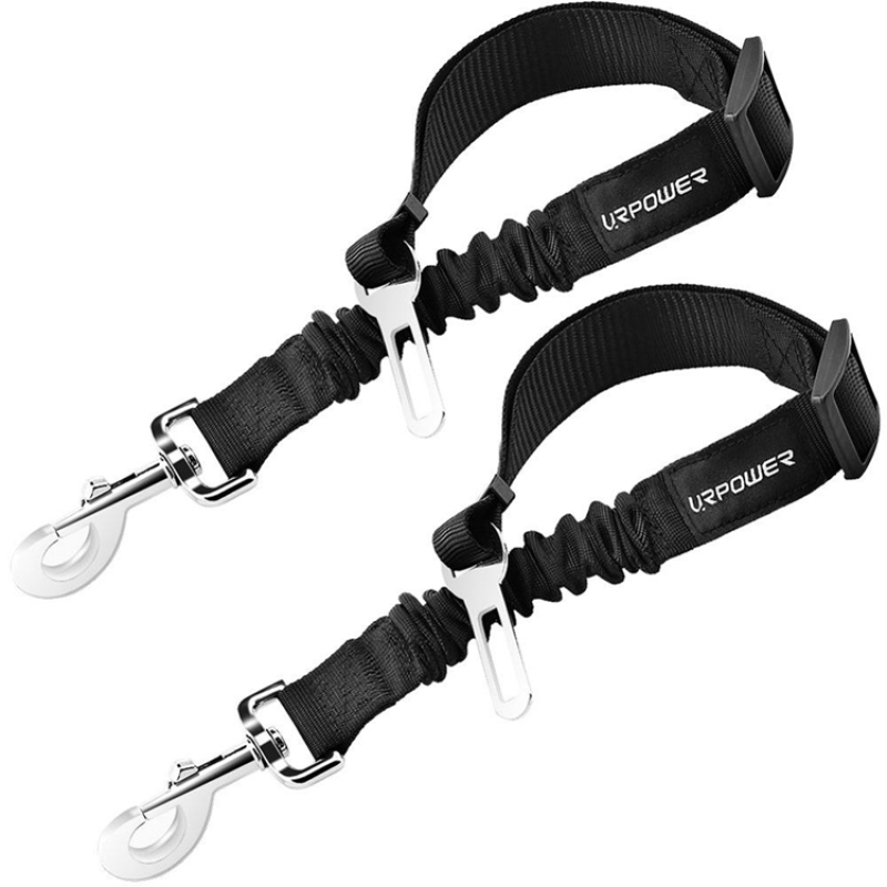 New Upgraded Dog Seat Belt Heavy Duty Seat Belts Adjustable Pet Dog Cat Car Seat Belt Safety Leads Vehicle Breathing Seatbelt