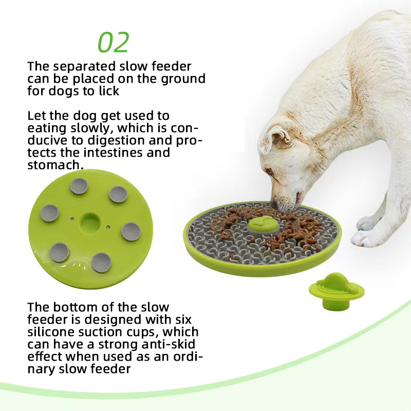 Hot Sell Dog cat slow feeder Slow Eating Dog Bowl fit for Regular Dog cage Crate