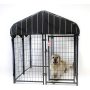 Canopy Roof Villa Dog Kennel Single Gate Door