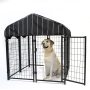 Canopy Roof Villa Dog Kennel Single Gate Door