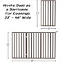 Pet Gate Collection Dog Gate for Doorways Stairs or House Freestanding Folding Wooden Indoor Dog Fence Collection