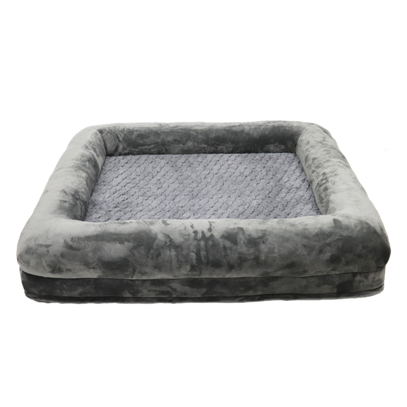 Dog Beds for Large Dogs Orthopedic Bolster Couch Pet Bed Dog Sofa Bed for Comfortable Sleep