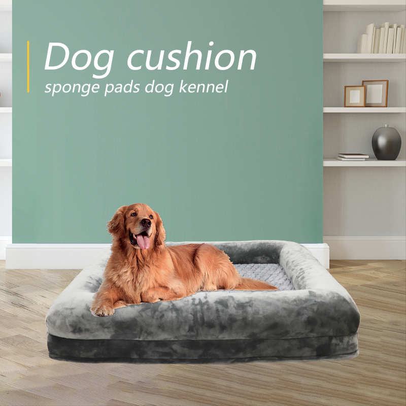 Dog Beds for Large Dogs Orthopedic Bolster Couch Pet Bed Dog Sofa Bed for Comfortable Sleep