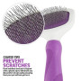 Effortlessly Removes Tangles Pet Slicker Brush for Pet Hair Remover