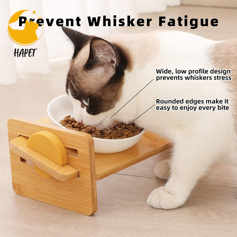 dogs Cats Feeder Bowl Dispenser Double Pet Bowls For Cat