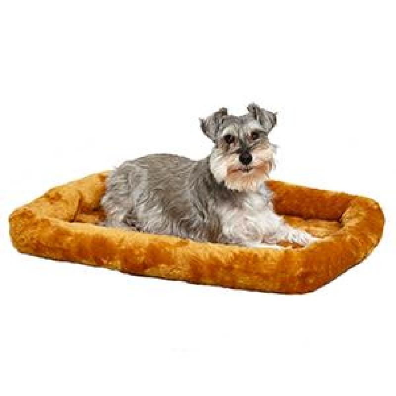 Dog Bed or Cat Bed w/ Comfortable Bolster | Ideal for Medium / Large Dog Breeds & Fits a 36-Inch Dog Crate