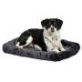 Dog Bed or Cat Bed w/ Comfortable Bolster | Ideal for Medium / Large Dog Breeds & Fits a 36-Inch Dog Crate
