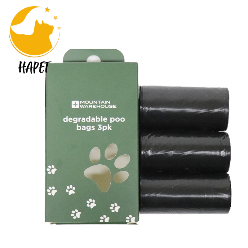Pet Supply Dog Poop Waste Bags with Dispenser and leash tie, Leak-Proof, Durable and Strong, Unscented