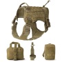 Tactical Dog Vest Breathable Military Dog Clothes