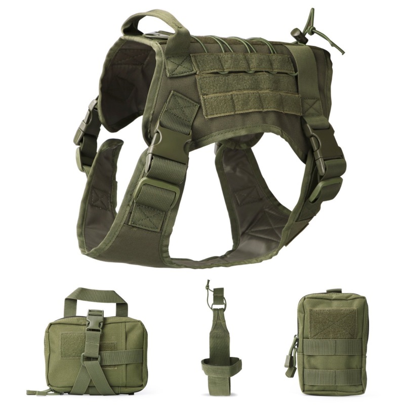 Tactical Dog Vest Breathable Military Dog Clothes