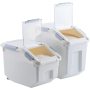 Large Airtight Pet Dog Bin Food Storage Container for Dog Treats Rice