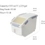 Large Airtight Pet Dog Bin Food Storage Container for Dog Treats Rice