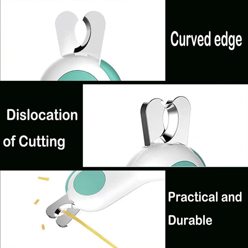LED Light Pets Dog and Cat Nail Cutter Professional Grooming Tool for Tiny Pet